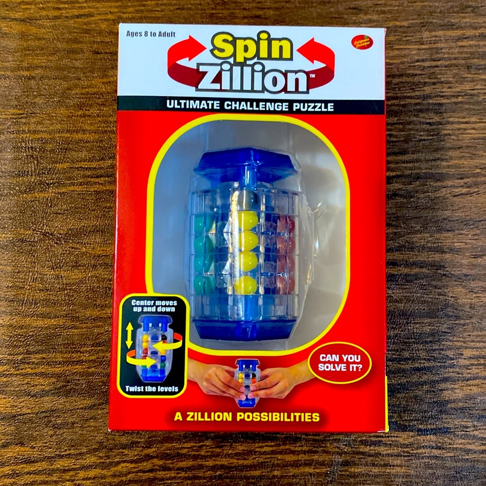 Spin Zillion Ultimate Challenge Puzzle. New in box.